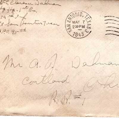 Dahman Letter, 1943