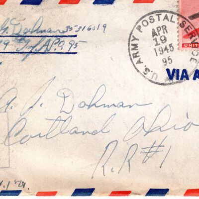 Dahman Letter, 1945