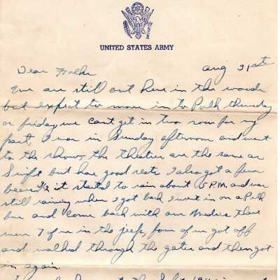 Dahman Letter, 1943