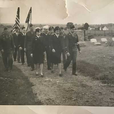 Photograph of the Memorial Day Parade, 1940s