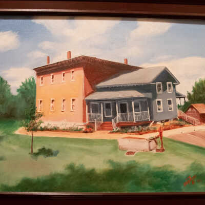 Painting of Butts House