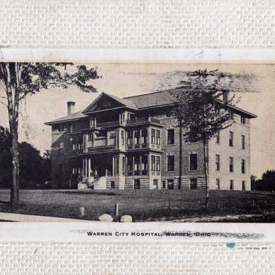 Warren City Hospital Postcard, 1908