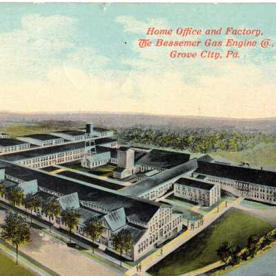 Bessemer Gas Engine Co. Postcard, 1914