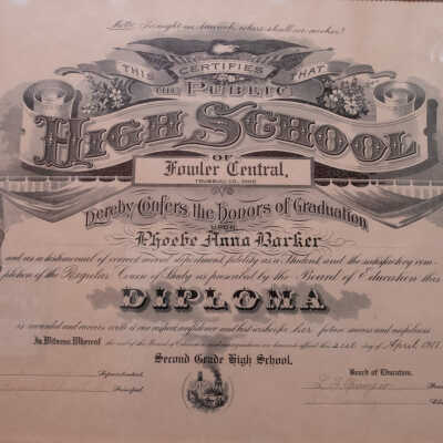 Diploma, 1911