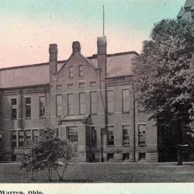 Warren High School Postcard, 1911