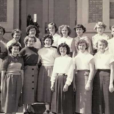 Photograph of Students and Teacher Fowler School