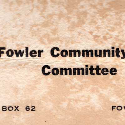Business Card for Fowler Community Fair Committee