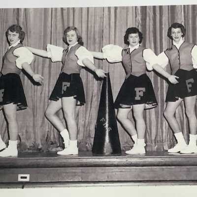 Photograph of Cheerleaders of Fowler School