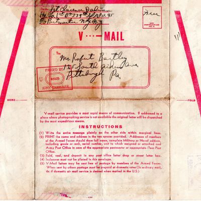 Dahman Letter, 1944