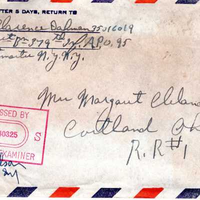 Dahman Letter, 1944