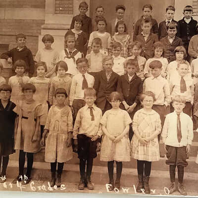 Photograph of Fowler Schools Third and Fourth Grade Class