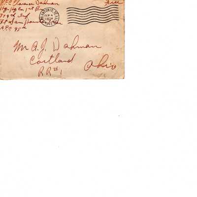 Dahman Letters, 1943