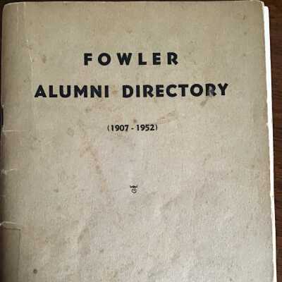 Fowler Alumni Directory (1907-1952)