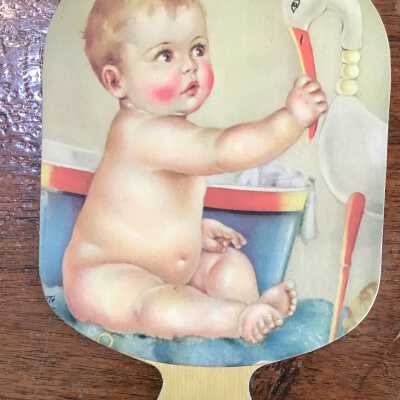 Baby’s Bath Fan, 1940s