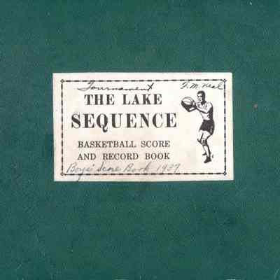 Basketball Tournament Score Book, 1937
