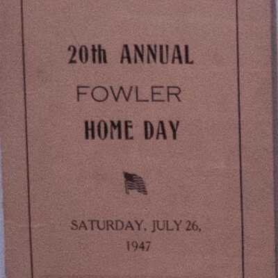 Home Day Program, 1947
