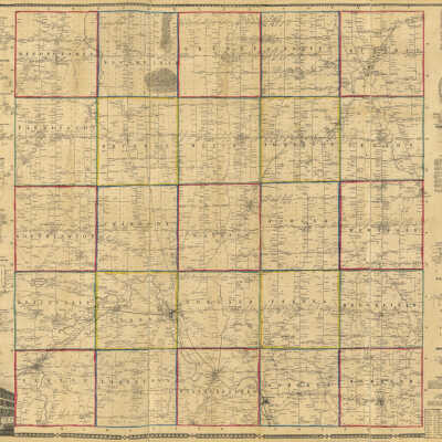 Trumbull County Map, 1856