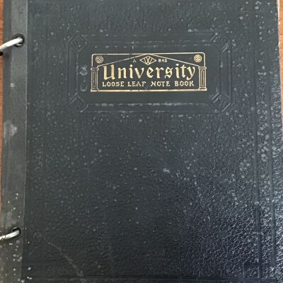 University Notebook, 1925