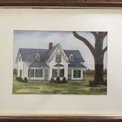 B. J. Mobley painting, 1989