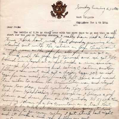 Dahman Letter, 1944