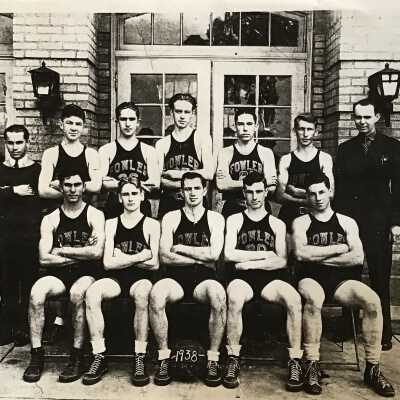 Photograph of Fowler School Basketball Team, 1938