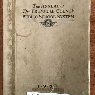 The Annual of The Trumbull County Public School System, 1929