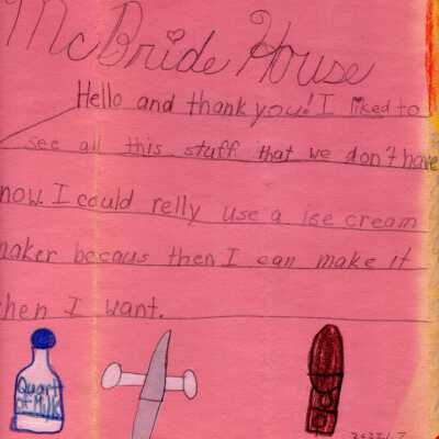 Thank You Card from Student