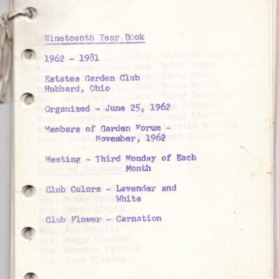 Estates arden Club 1981
