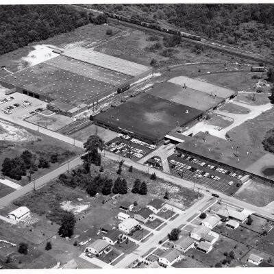 Myron Street aerial view