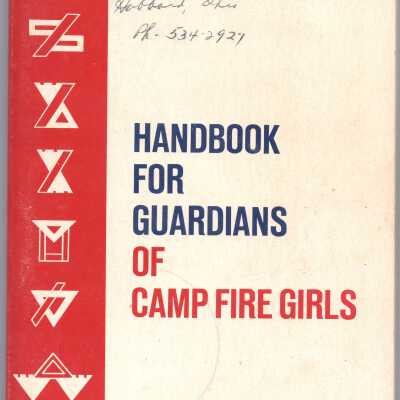 Handbook for Guardians of Camp Fire Girls, 1964