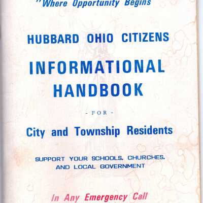Hubbard Ohio Citizens Informational Handbook, 1988