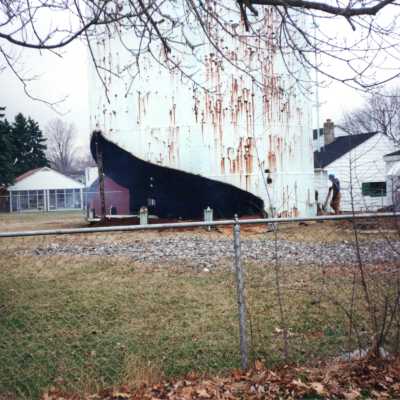 Demolition Creed Street Water Tank