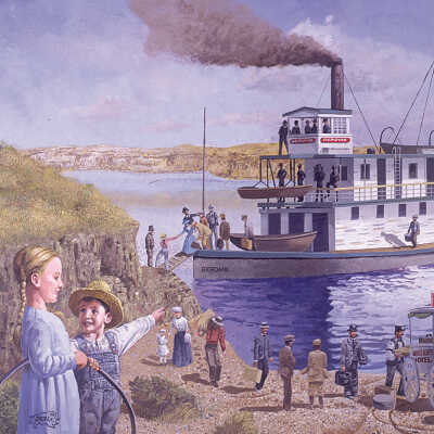 Steamboats on The Reach