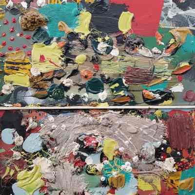 Untitled (2 panel diptych)