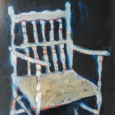 Untitled (white chair)