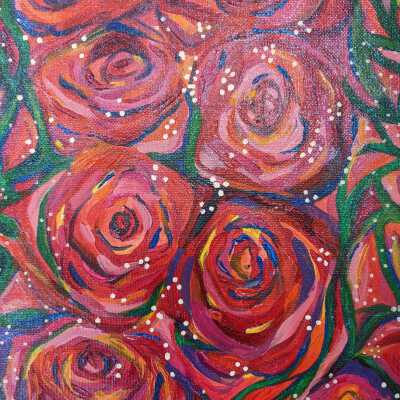 Abstract Roses