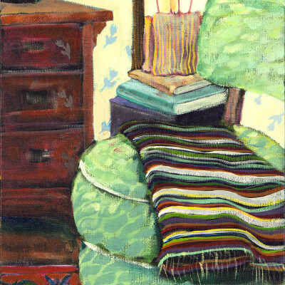Still Life With Green Chair