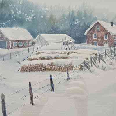 Winter in Kellogg, Idaho