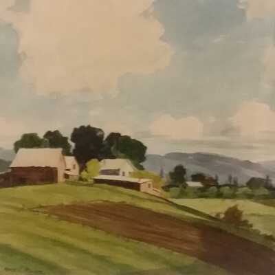 Summer Sketch, Hood River Valley