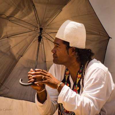 Man with Umbrella
