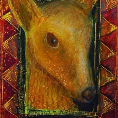 Untitled (orange dog)