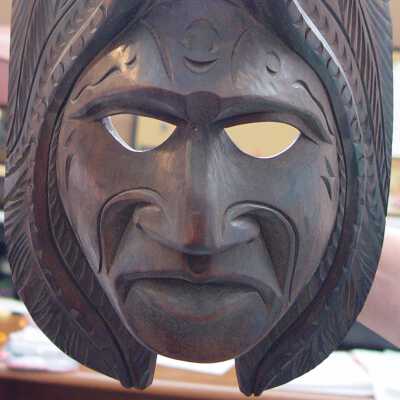 Untitled (wooden mask)