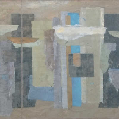 Untitled (black and blue)