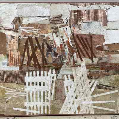 Untitled Collage "Abstract Fences"