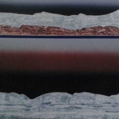 Untitled (abstract layered ice)