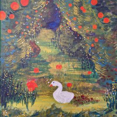 Goose in Garden