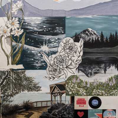 Untitled (Collage Painting)