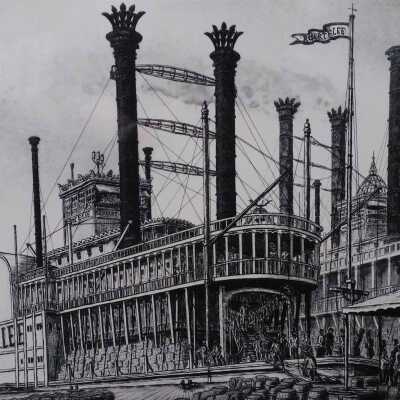 The River Steamboat 'Robert E. Lee'
