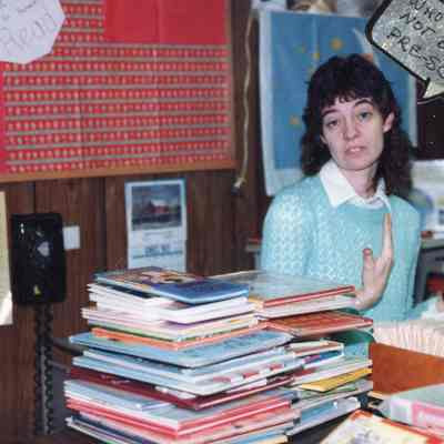 Photo, Library Staff, 1987