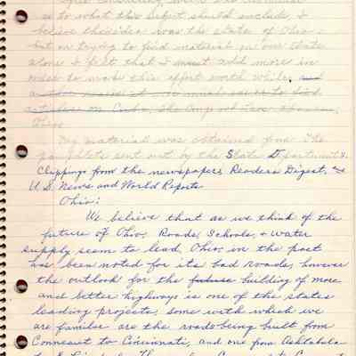 History of Ohio: " Peeps of Things to Come"